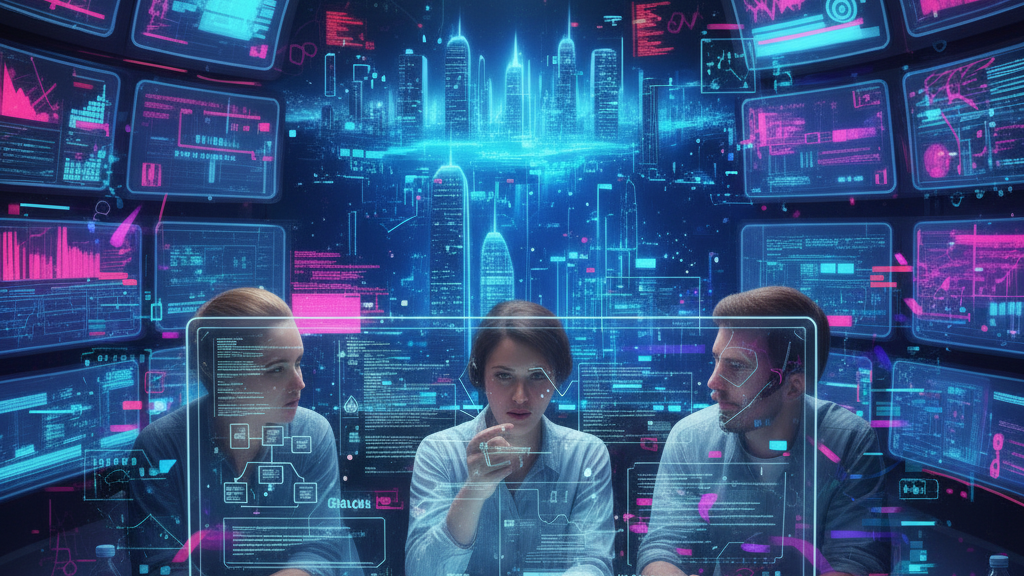 Digital transformation and ERP systems visualization