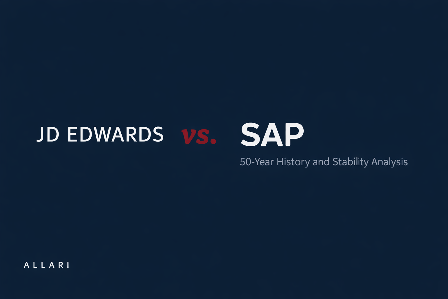 JD Edwards vs SAP: 50-Year History & Stability Analysis — article thumbnail
